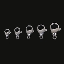 New Arrival High Quality 10pcs/lot Multi-Size Stainless Steel Lobster Clasp DIY Jewelry Findings 2024 - buy cheap