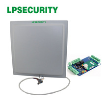 LPSECURITY-Lector de RFID UHF de largo alcance, 15m, RS232, WG26, con 2 placas de acceso de relé para sistema de estacionamiento, gestión de activos de asistencia 2024 - compra barato