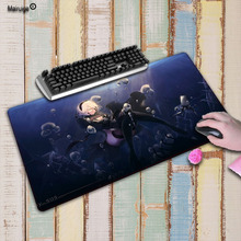 Mairuige novo nier automata anime grande bloqueio borda do mouse pad gamer jogo esteiras grande gamer dos desenhos animados mouse pad para csgo dota 2024 - compre barato