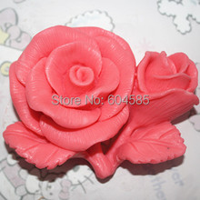 C287 The rose Art Silicone Soap mold Craft Molds DIY Handmade soap molds 2024 - buy cheap