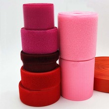 2/4/5/10cm Width RED PINK  no adhesive hook loop fastener tape sewing  Accessories tape sticker strap couture clothing 2024 - buy cheap