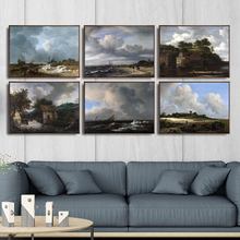 Home Decoration Art Wall Pictures Fro Living Room Poster Print Canvas Paintings Netherlandish Jacob Van Ruisdael Landscape 2 2024 - buy cheap