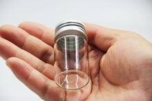 100pcs 30*50mm 20ml Empty Clear Bottles Glass Vials With Screw Caps Wishing Drift Glass Message Vial Bottles Containers Jars 2024 - buy cheap