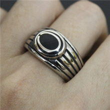 2016 Top Quality All See Eye Style Black Eye Ring Cool Fashion Black Stone Ring Fashion 316L Stainless Steel Jewelry 2024 - buy cheap