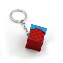 Брелок J Store из игры PUBG Playerunknown's Battlegrounds, брелок-кубик в 3D коробке, красный металлический брелок, держатель для ключей для мужчин и женщин, ювелирные изделия llavero JJ13090 2024 - купить недорого
