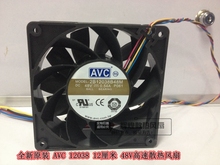 NEW AVC 12038 48V 0.54A 2B12038B48M 12CM 48V cooling fan 2024 - buy cheap