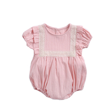 Adorable newborn baby girls short sleeve romper cotton lace infant kids overalls children onesie outfits/Babyspielanzug 2024 - buy cheap