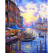 Painting By Numbers DIY Dropshipping 40x50 60x75cm Quiet at Sunset Still life Handmade Gift For Adult Unique Gift Home Decor 2024 - buy cheap