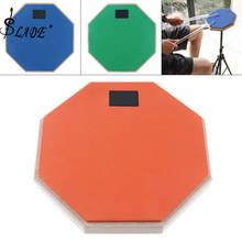 8 Inch Natural Rubber Wooden Dumb Drum Practice Training Drum Pad for Jazz Drums Exercise with 3 Colors Optional 2024 - buy cheap