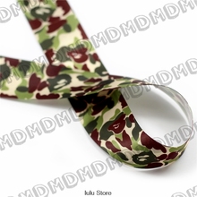 100 Yards 9mm-75mm Size Satin Ribbon Printed With Military Leopard DIY Handmade Gift Wrapping, Packing Webbing MD160519-25-4231 2024 - buy cheap