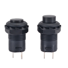 10x-interruptor de botão preto para carro, 12mm, 12v, a-3a, automóvel, barco, travamento, desligamento/liga, botão interruptor 2024 - compre barato