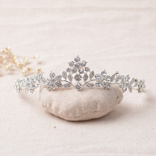 Tiaras de casamento luxuoso, tiara nupcial de strass, coroa de cristal para noivas, acessório de cabelo banhado a prata 2024 - compre barato