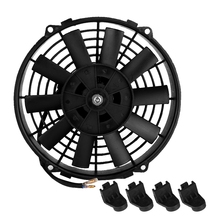 Universal Cooling Fan 12V 24V 80W 9inch Car Curved Blade Air Conditioner Condenser Electric Cooling Fan Radiator cooling fan 2024 - compre barato