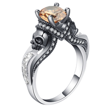 Мужское кольцо с черепом Ghost evil, кольцо в европейском и американском стиле, байкерское кольцо с черепом на день рождения, 2017 2024 - купить недорого