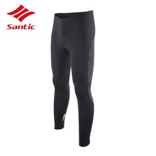 Santic Full Cycling Pants Men Winter Fleece Warm Reflective Bike Pants 2018 Tights Bicycle Trousers Cuissard Velo Cyclisme 2024 - buy cheap