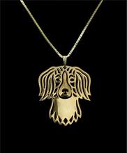 Newest Handmade Hollow Kooikerhondje pendant choker Necklace for women girls Dog charm Jewelry Pet Lovers Gift 2024 - compre barato