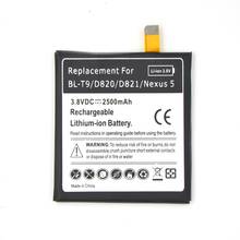 1pc 2500mAh Replacement Phone LG BL-T9 Battery for LG Google Nexus 5 LG D820 D821 E980 BLT9 Battery Rechargeable Li-ion Bateria 2024 - buy cheap