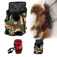 Рюкзак-переноска для собак, сетчатый камуфляж, для путешествий на открытом воздухе, дышащие сумки на плечо с ручкой для маленькие собаки, кошки 2024 - купить недорого
