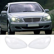 Headlight Lenses Cover Lampshade Bright Shell For Benz W220 S600 S500 S320 S350 S280 1998-2005 2024 - buy cheap