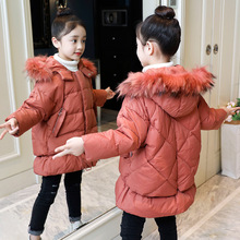 Abrigo con capucha para niña y niño, chaqueta gruesa de piel, ropa de invierno, 3 colores, 3 a 14 años, 2019 2024 - compra barato