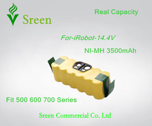 Sreen 3500mAh 14.4V Ni-MH Replacement Rechargeable Battery Packs for iRobot 600 700 Series 610 620 630 650 660 760 770 780 790 2024 - buy cheap
