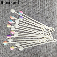 False Nail Tips Color Card Practice Display Tools White Buckle Ring Manicure Nail Art Tool 50pcs/lot 2024 - buy cheap