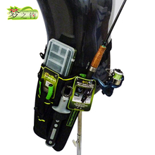 Сумка для рыбалки Dream Fishing 19x6x33 см + футляр для приманки 1200D, нейлоновая поясная сумка для ног, держатель для удочки, инструменты, чехол для хранения, Pesca Bolsa Peche 2024 - купить недорого