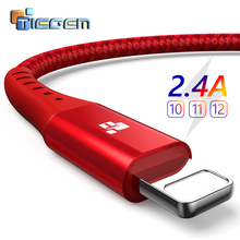 TIEGEM 3A Fast Charging USB Charger Cable For iPhone 13 12 11 Pro X XR XS Max 6 6s 7 8 Plus 5s SE iPad Origin Data Cord  3m 2024 - buy cheap