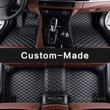 Custom fit car floor mats for Mercedes Benz SLK class R171 R172 high quality luxury 3D car-styling leather carpets rugs liners 2024 - buy cheap
