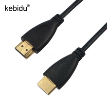 Kebidu-Cable macho-macho de conexión, conector chapado en oro de alta velocidad, 1080P, 3D, HDMI, compatible con versión 1,4 para XBOX, HDTV, PS3 2024 - compra barato