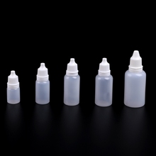 Gotero de plástico vacío con punta de aguja, 5ml-30ml, botellas blancas, nuevo, 1 unidad 2024 - compra barato