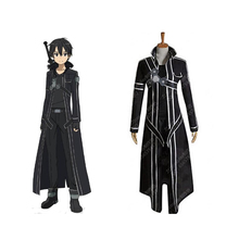 Disfraz de Kirito de Sword Art Online, conjunto completo de ropa para Cosplay, Kirito, Kirito, 2016 2024 - compra barato