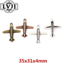 10pcs Vintage zinc alloy charms aircraft pendant fit Bracelet Necklace metal jewelry accessories Making 5979 2024 - buy cheap