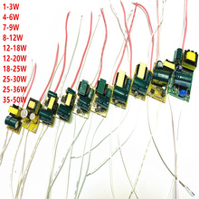 Fuente de alimentación del controlador LED integrada, 1-3W, 4-6W, 7-9W, 8-18W, 12-20W, 18-25W, 20-30W, 35-50W transformador de corriente 85-265V, iluminación 2024 - compra barato
