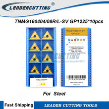 TNMG160404R/L-SV TNMG160408R/L-SV GP1225*10pcs  Turning Inserts,Cutting blade for Holder SCLCR/SCFCR,Turning tip for Steel 2024 - buy cheap