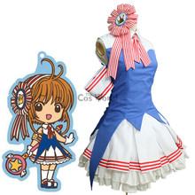 Cardcaptor Sakura Kinomoto Sakura Navy Sailor Suit Dress Outfit Anime Cosplay Costumes 2024 - buy cheap