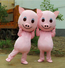 New Adult Best Sale Foam Cute Shelf 1pc Pig Mascot Costume Christmas Fancy Dress Halloween Mascot Costume 2024 - buy cheap