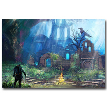 Dark Souls 1 2 3 художественная шелковая ткань постер принт 13x20 24x36 дюймов новая игровая картина для украшения стен дома 029 2024 - купить недорого
