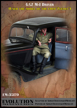 1/35, GAZ M-1 Driver, Resin Model Soldier GK, World War II military theme, Unassembled and unpainted kit 2024 - buy cheap