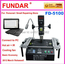 2014 New 2600W FUNDAR FD-5100 hot air infrared bga rework station 2 temperature zones welding station 2024 - buy cheap