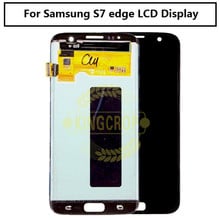 For SAMSUNG GALAXY S7 G930 G930F G930FD S7 EDGE G935 G935F LCD Display Touch Screen Digitizer 5.5" FHD For Samsung S7 Edge LCD 2024 - buy cheap