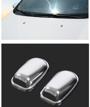 FUNDUOO FOR Ford Fiesta 2009 2010 2011 2012 2013 2014 2015 2pcs ABS CHROME WINDSHIELD WASHER WIPER WATER SPRAY NOZZLE COVER CAPS 2024 - buy cheap