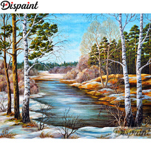 Dispaint Full Square/Round Drill 5D DIY Diamond Painting "natural scenery" 3D Embroidery Cross Stitch Home Decor Gift A11087 2024 - buy cheap