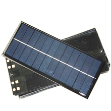 BUHESHUI-Panel Solar policristalino de 2,5 W, 6V, módulo de célula Solar, cargador de sistema de batería Solar DIY, 213x92mm, 10 Uds., envío gratis 2024 - compra barato