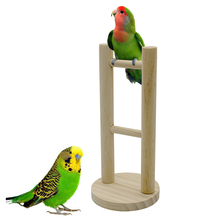 Parrot Toys For Bird Cockatiel Stand wood Accessories pet ladder Cage Decoration Perch Budgie Parakeet perchoir pour oiseau 2024 - buy cheap