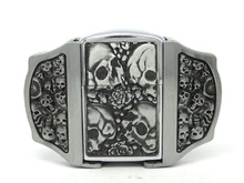 3 Design Skull Lighter Belt Buckle 2024 - buy cheap