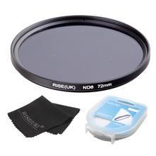 RISE(UK) 72mm Neutral Density ND8 Filter FOR ALL Camera lens+case +gift 2024 - buy cheap