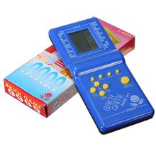 2019 NEW Classic Tetris Hand Held LCD Electronic Game Toys Fun Brick Game Riddle Handheld Game Console 2024 - buy cheap