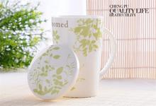 500ML, Bone china coffee mug, plain white porcelain lids thermos cup, mighty zakka nespresso cups and mugs, cafeteira espresso 2024 - buy cheap