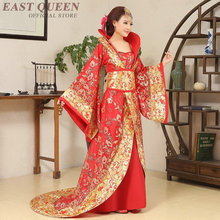 Chinese folk dance clothing dress ancient chinese costume queen stage wear performance oriental dancing cosplay AA4058 2024 - buy cheap